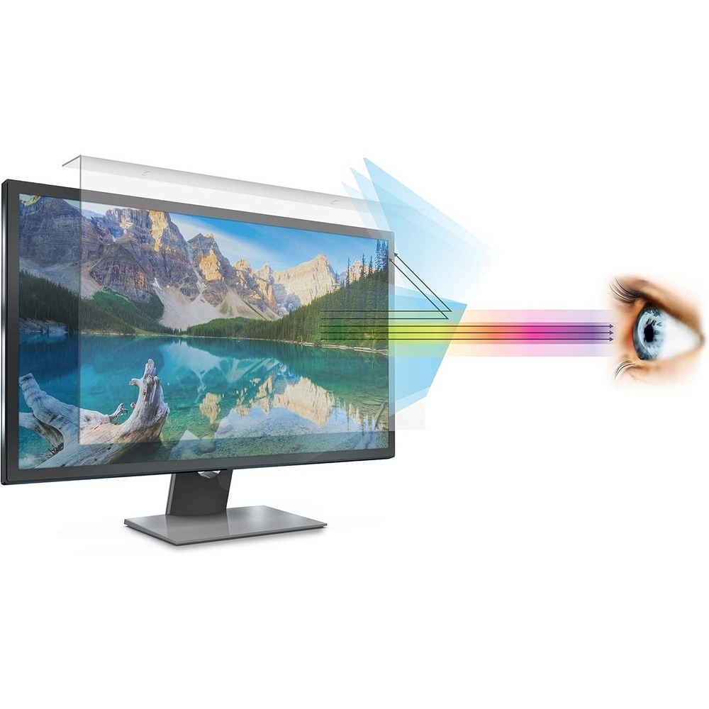 21-22" Anti Blue Light Monitor Screen Protector – Eye Fatigue & Glare Reduction